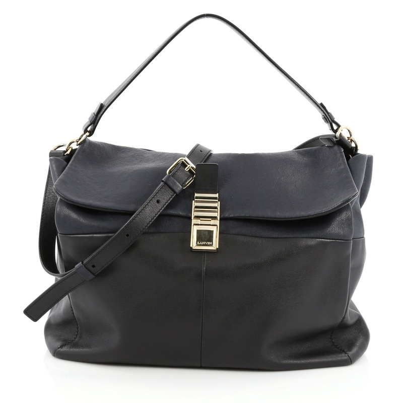 For Me Double Carry Handbag Leather Large