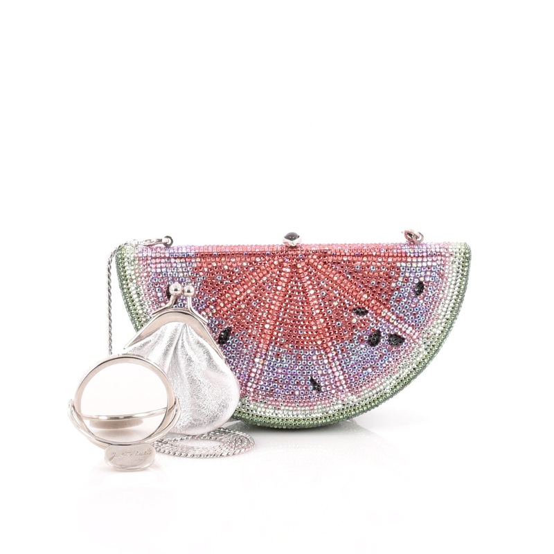 Watermelon Wedge Minaudiere Crystal Small