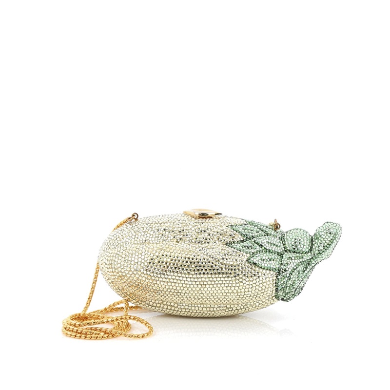 Eggplant Minaudiere Crystal Small