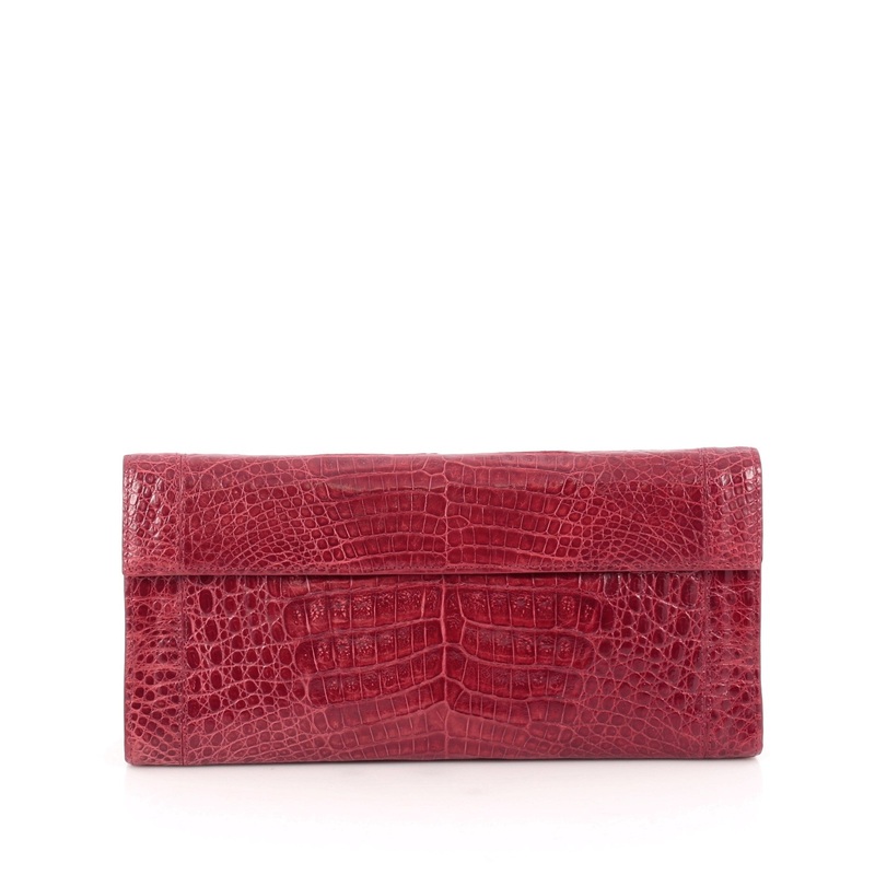 Flap Clutch Crocodile Long S744816807106