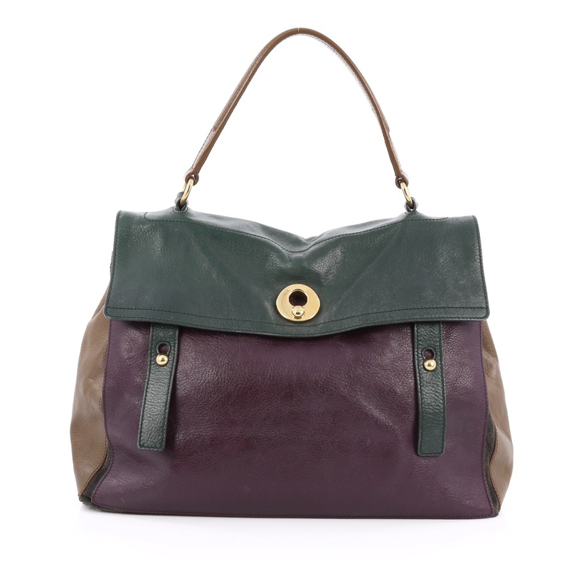 Tricolor Muse Two Handbag Leather Large S744816808241