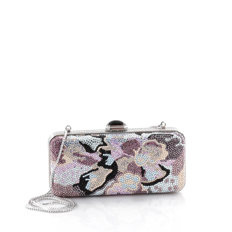 Floral Minaudiere Crystal Long S744816802720