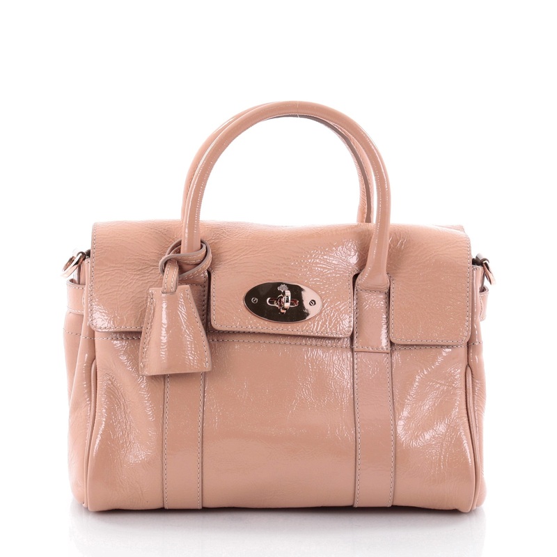 Bayswater Convertible Satchel Patent Small