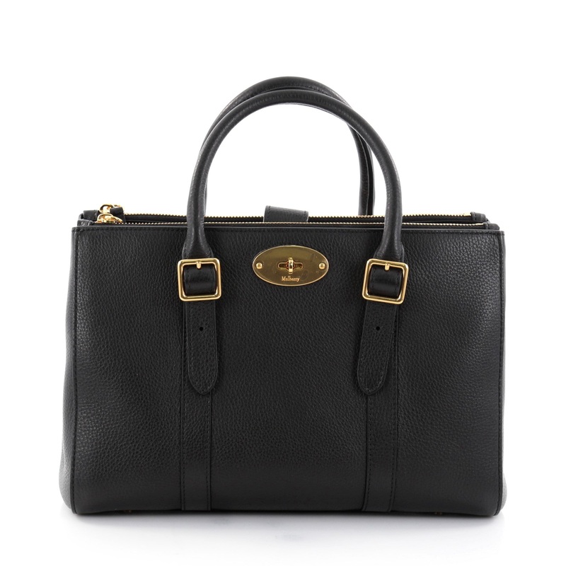 Bayswater Double Zip Convertible Tote Leather Small S744816794198