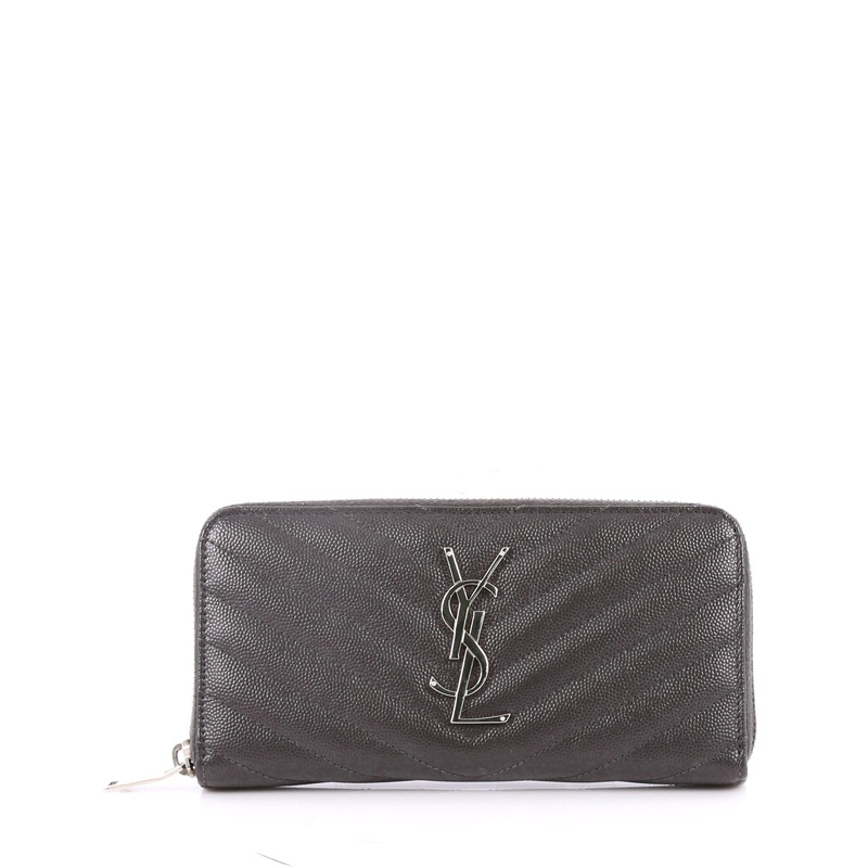 Classic Monogram Zip Around Wallet Matelasse Chevron Leather S744816795360