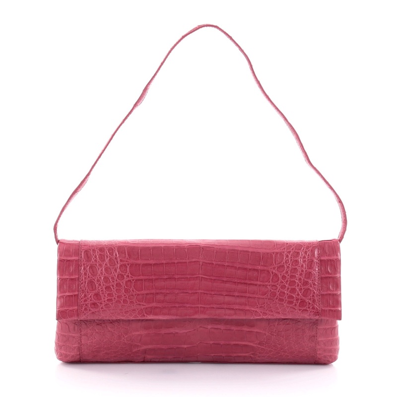Convertible Flap Clutch Crocodile Long S744816795555