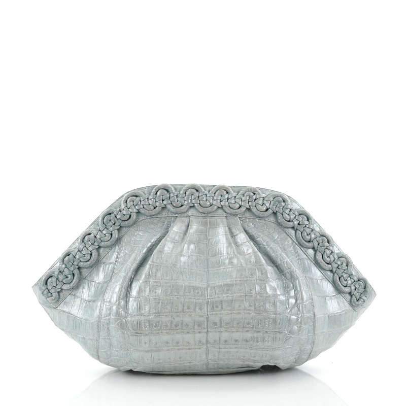 Frame Clutch Crocodile Large