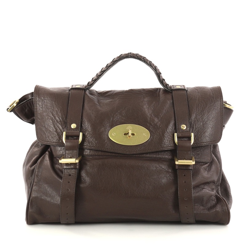 Alexa Satchel Polished Buffalo Oversized S744816791203