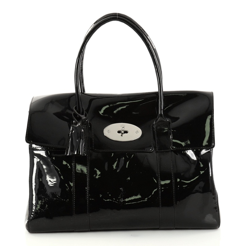 Bayswater Satchel Patent Medium S744816792918
