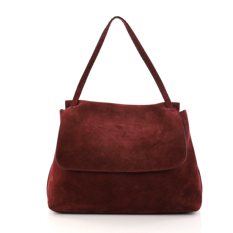 Top Handle 14 Bag Suede Medium S744816790299
