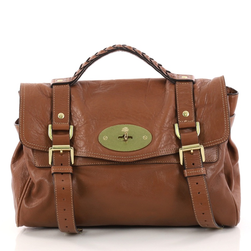 Alexa Satchel Polished Buffalo Medium S744816788772