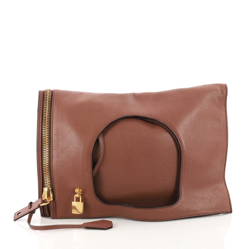 Alix Fold Over Bag Leather Medium S744816782840
