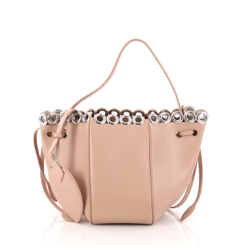Eyelet Hobo Leather Small