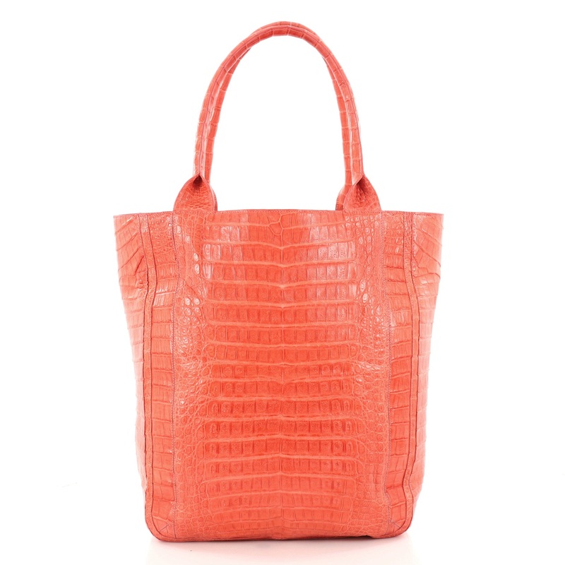 Feather Tote Crocodile Tall S744816785256