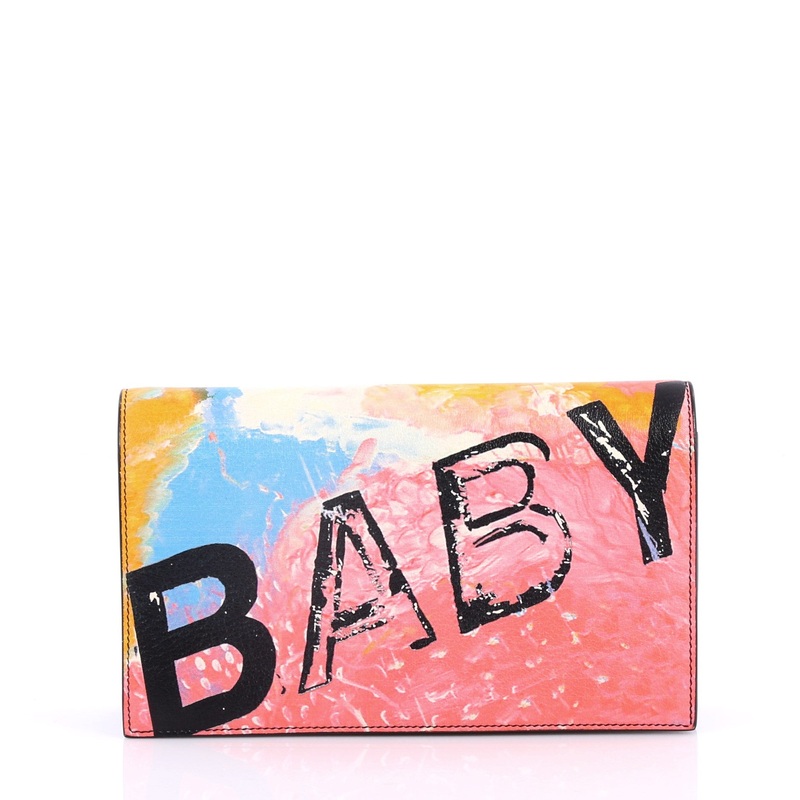 Flap Clutch Printed Leather S744816788399