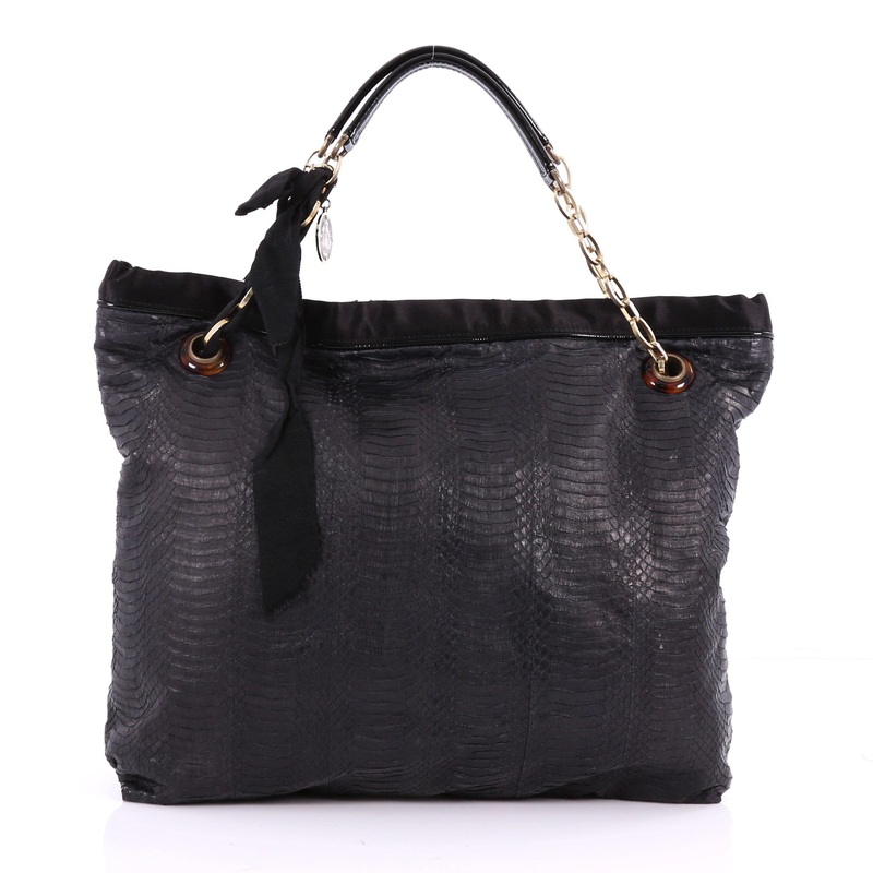 Amalia Cabas Tote Python Large