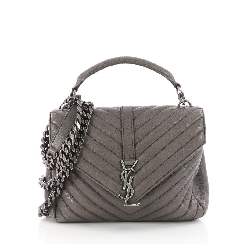 Classic Monogram College Bag Matelasse Chevron Leather Medium S744816779601