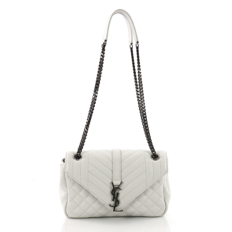 Classic Monogram Slouchy Flap Bag Quilted Leather Medium S744816777445