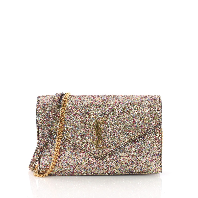 Classic Monogram Wallet on Chain Glitter S744816776865