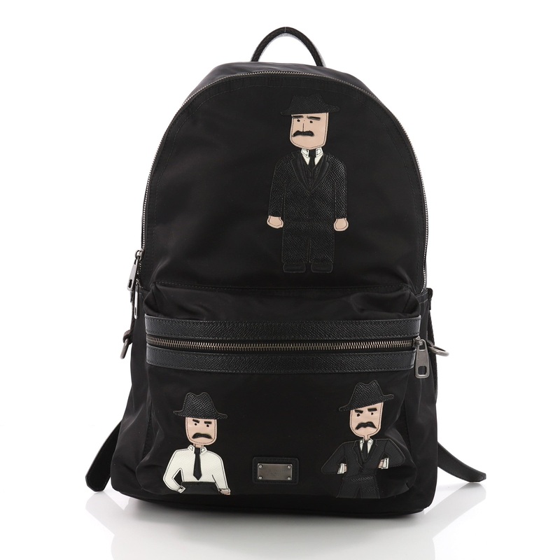 Vulcano Backpack Nylon with Applique S744816778834