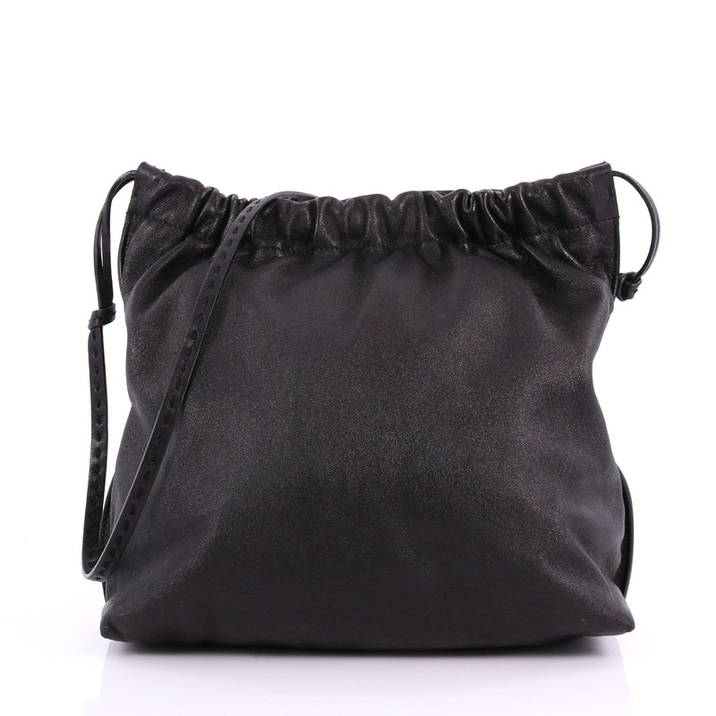 Wander Elastic Shoulder Bag Leather Medium S744816778365