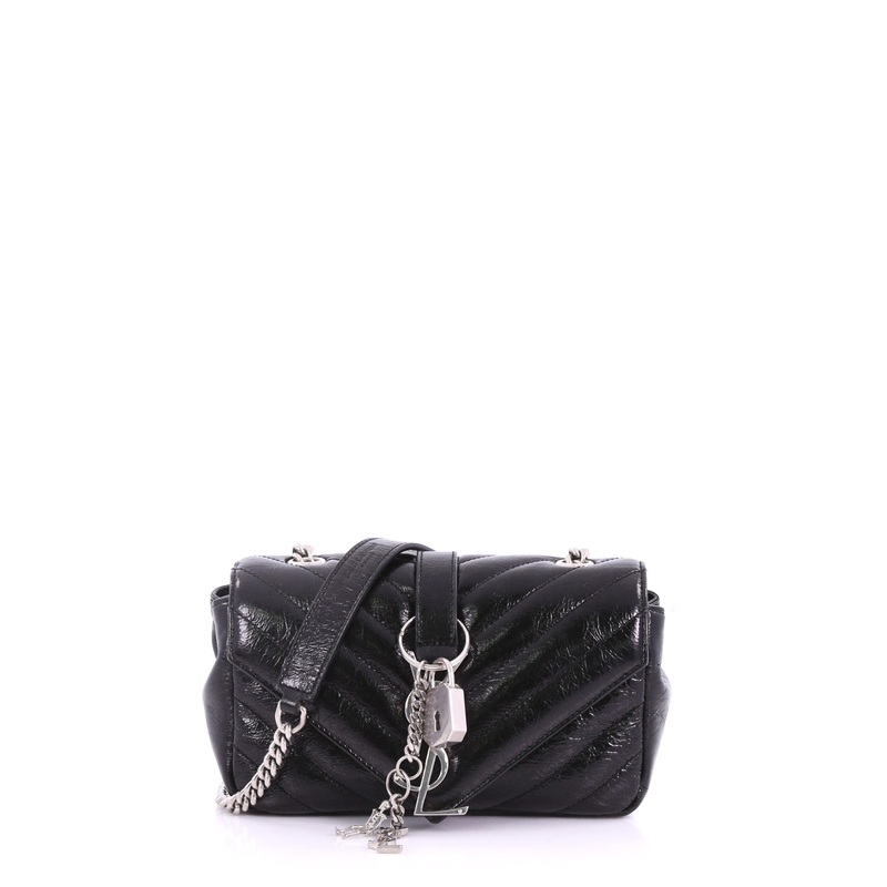 Classic Monogram Punk Chain Bag Matelasse Chevron Leather Baby S744816774737