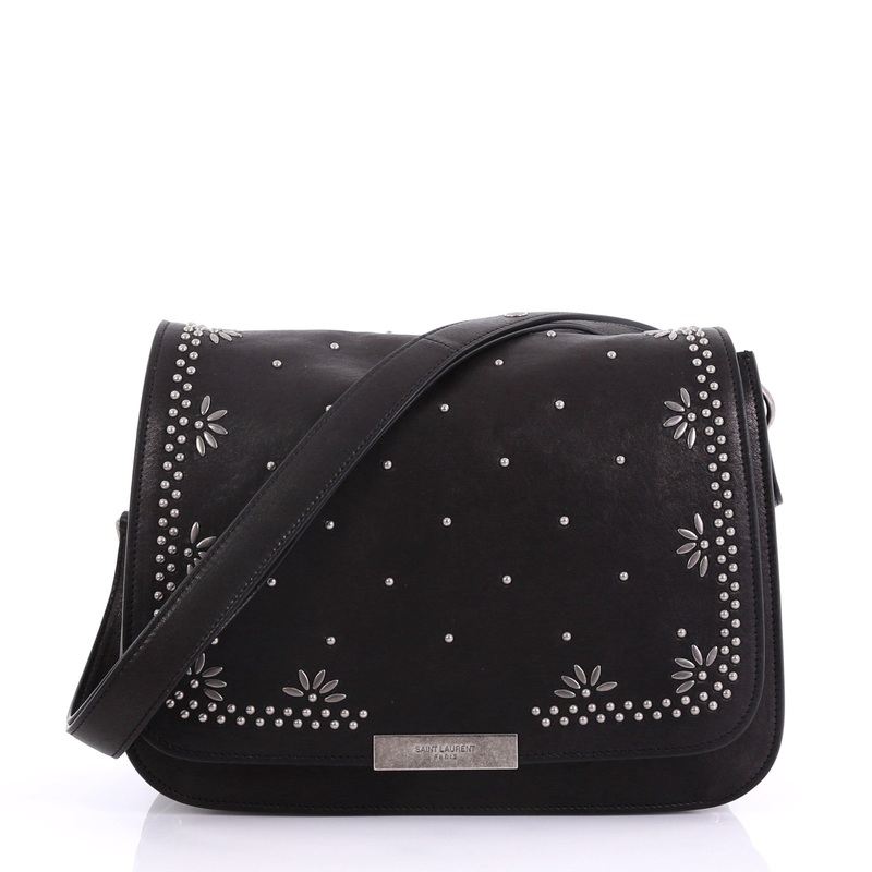 Amalia Saddle Bag Studded Leather Medium