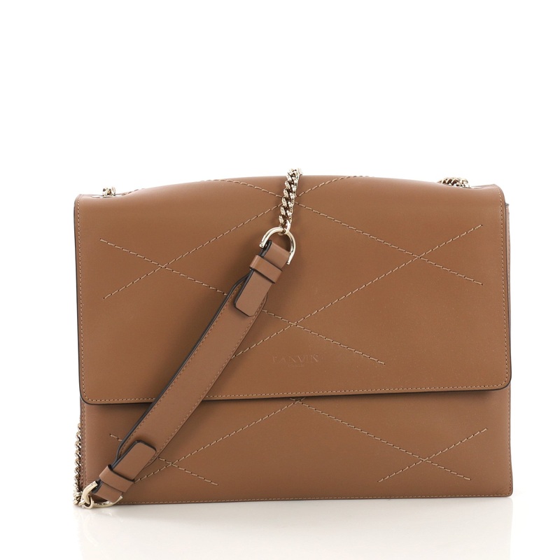 Sugar Flap Shoulder Bag Quilted Leather Medium S744816761863