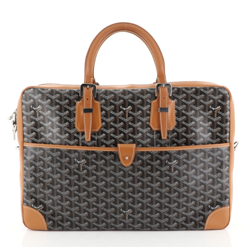 Ambassade Briefcase Coated Canvas MM S744816755926