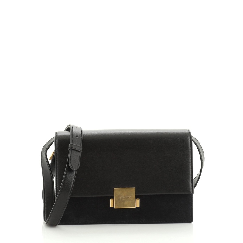 Bellechasse Shoulder Bag Suede and Leather Medium S744816746163