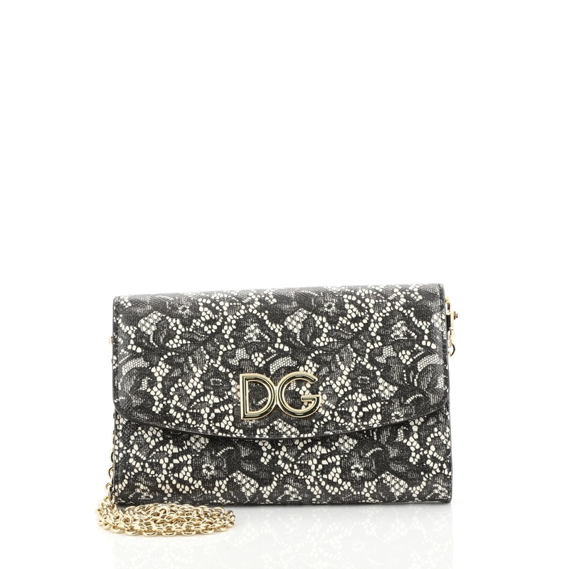 Wallet on Chain Printed Leather S744816757140