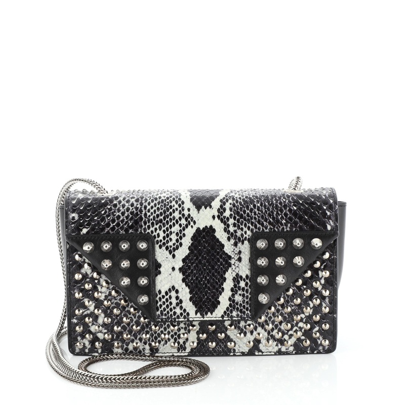 Betty Bag Studded Python Small