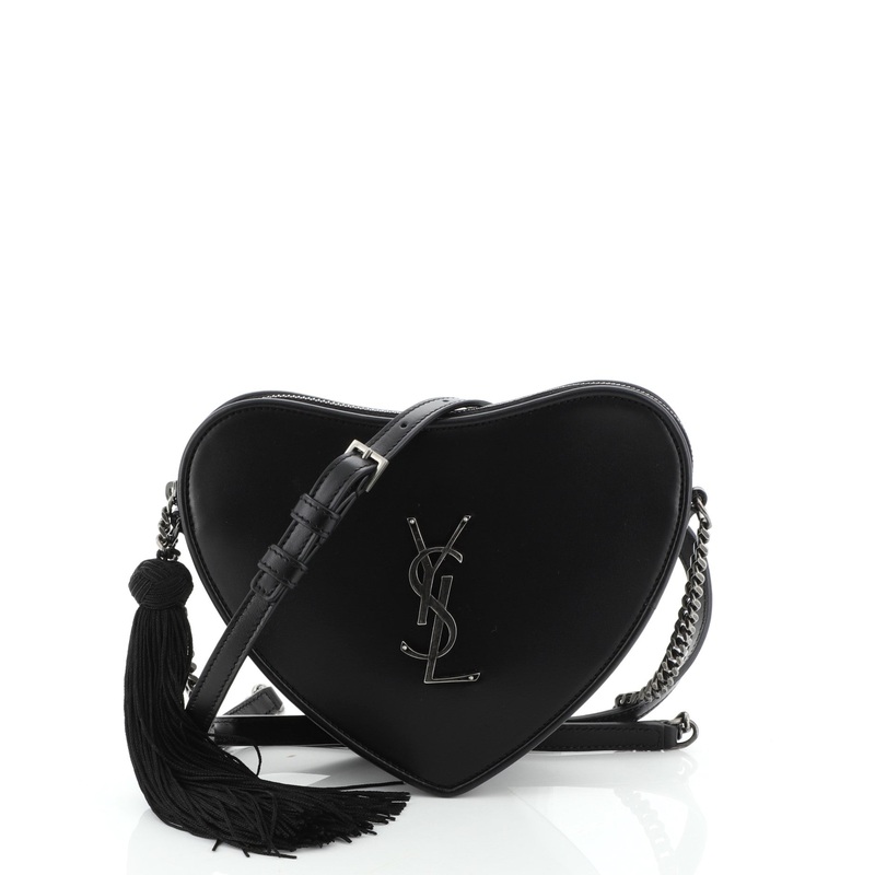 Love Heart Tassel Chain Bag Leather Small S744816738005
