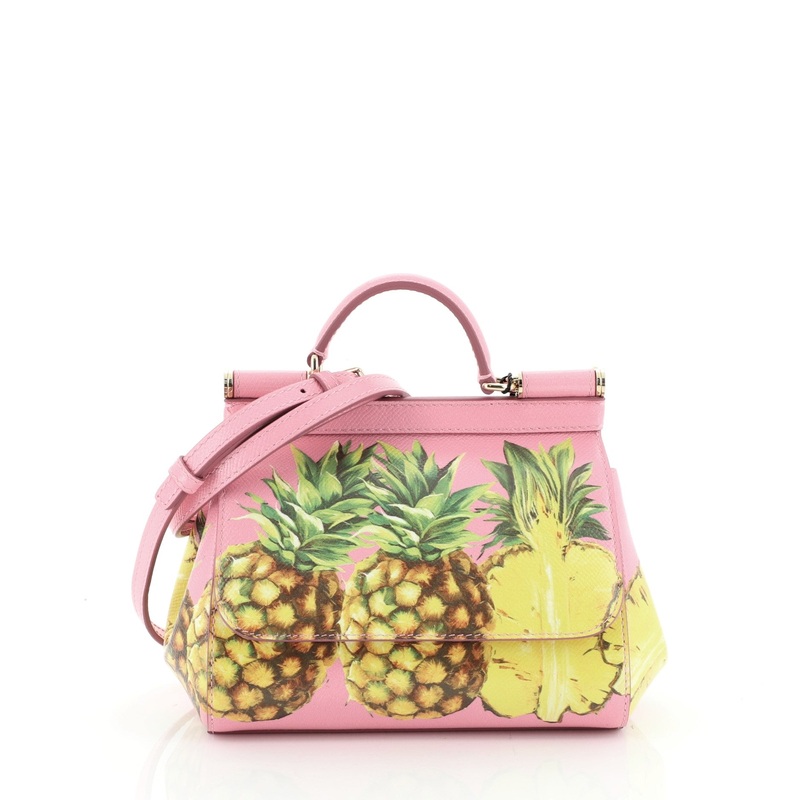 Miss Sicily Bag Printed Leather Mini S744816745380