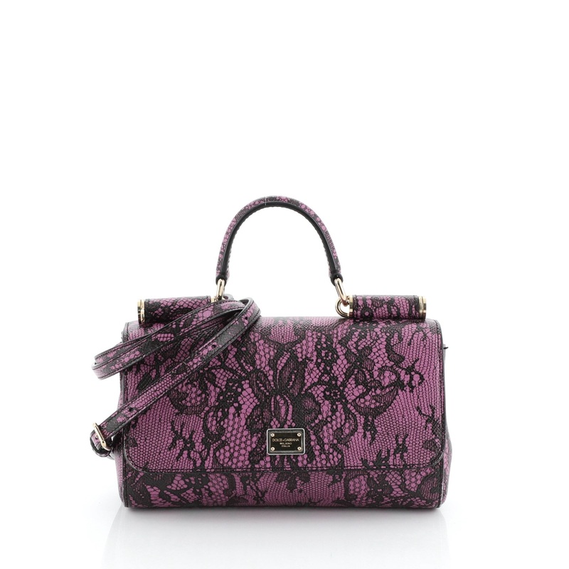 Miss Sicily Crossbody Bag Printed Leather Mini S744816746020