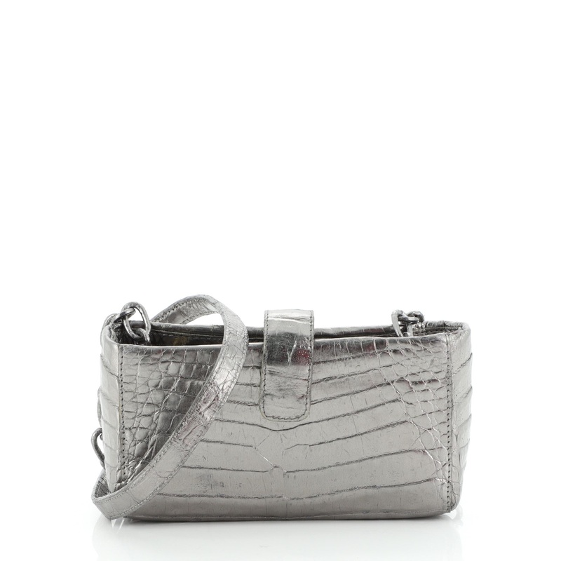 Phone Holder Crossbody Bag Crocodile Mini