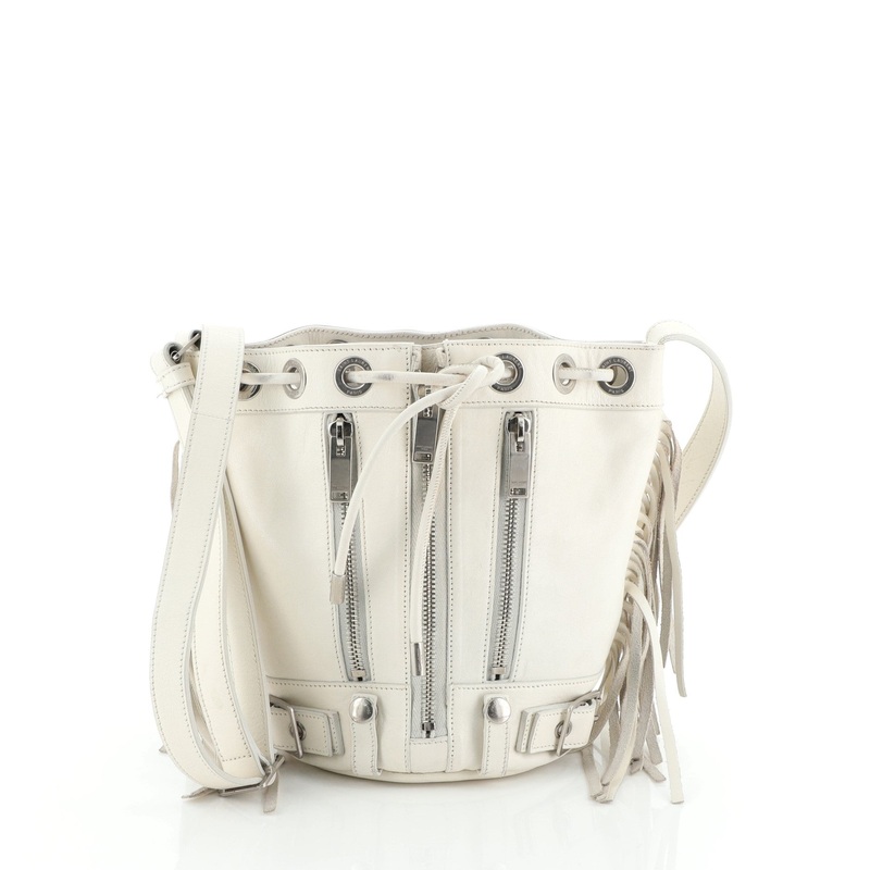 Rider Bucket Bag Fringe Leather Mini S744816727647