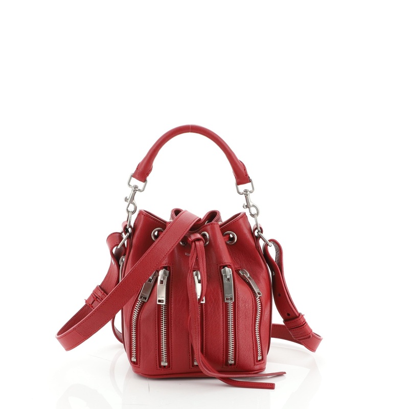 Zip Emmanuelle Bucket Bag Leather Small S744816727709