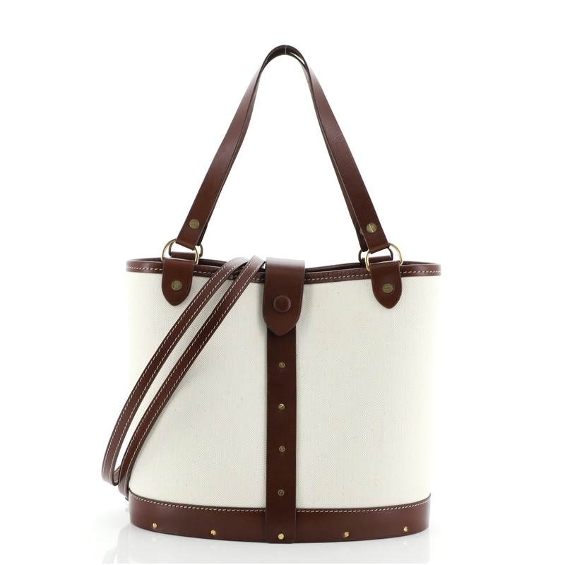 Bucket Bag Canvas with Leather S744816714988
