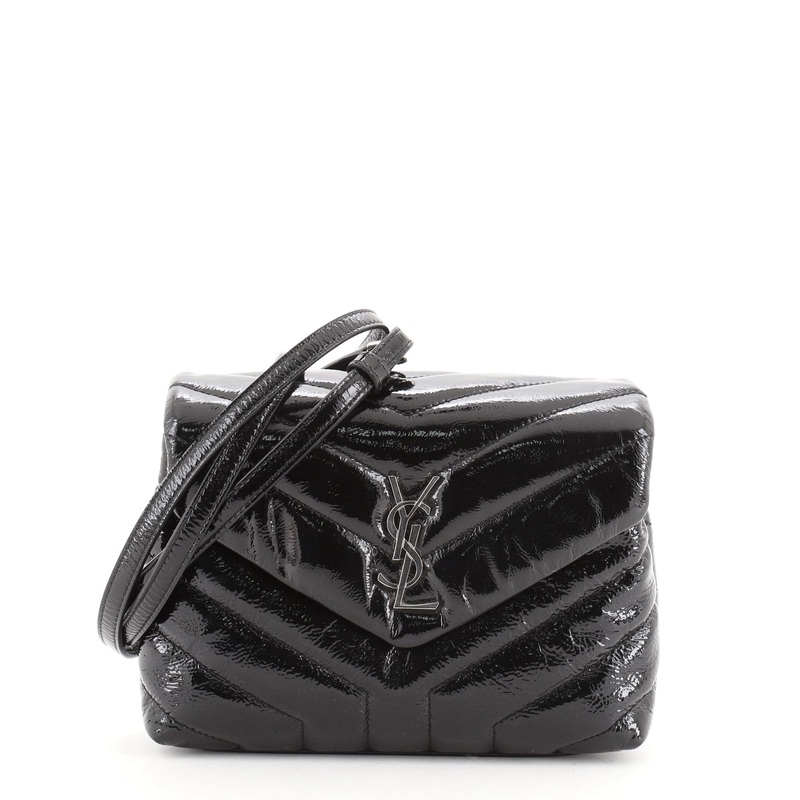 LouLou Shoulder Bag Matelasse Chevron Patent Toy S744816712258
