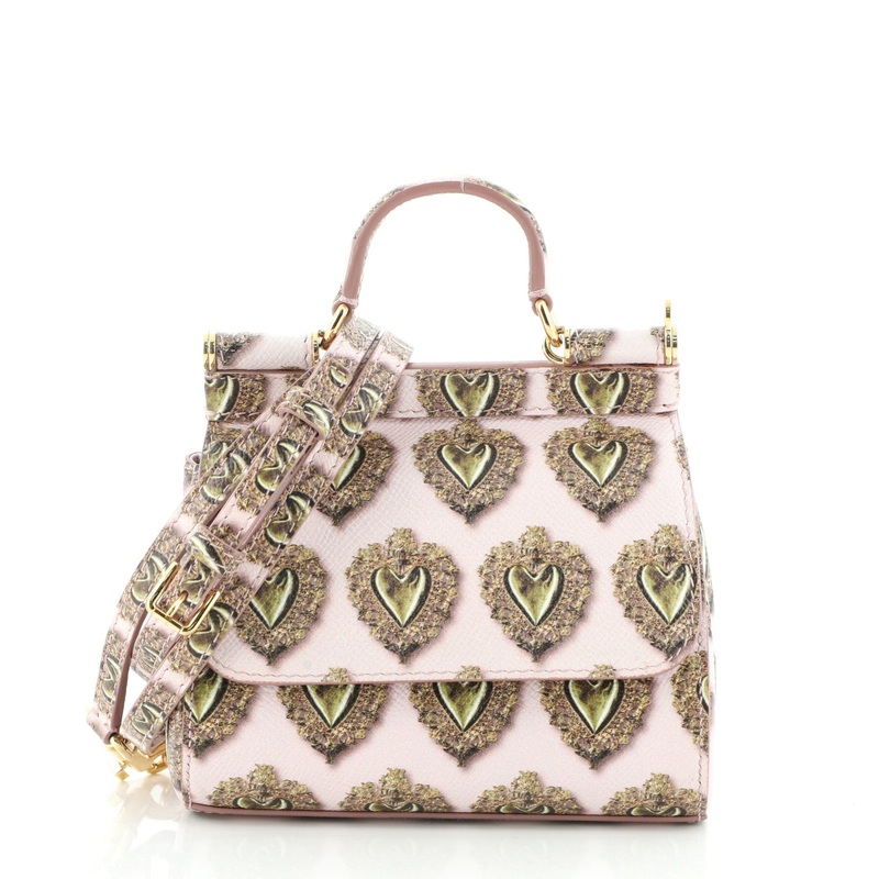Miss Sicily Crossbody Bag Printed Leather Mini S744816707095