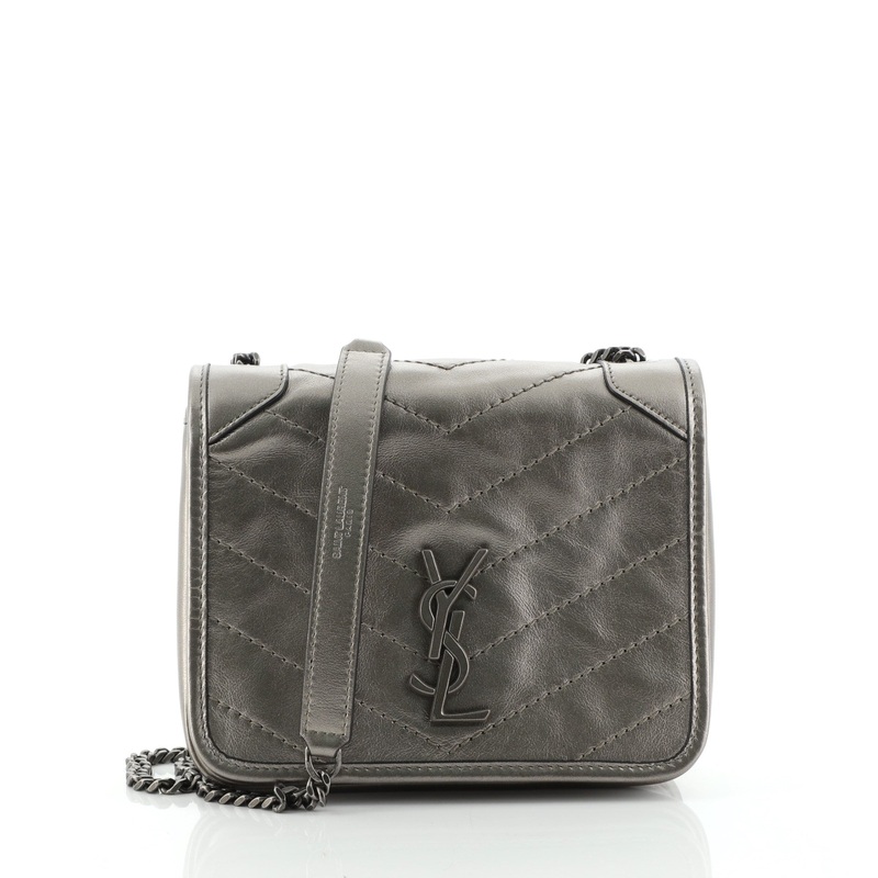 Niki Chain Wallet Matelasse Chevron Leather S744816707198