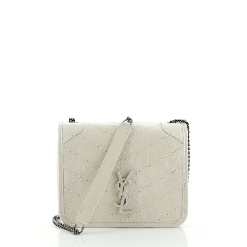 Niki Chain Wallet Matelasse Chevron Leather S744816710628