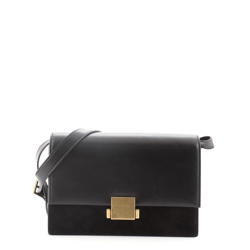 Bellechasse Shoulder Bag Suede and Leather Medium S744816692370