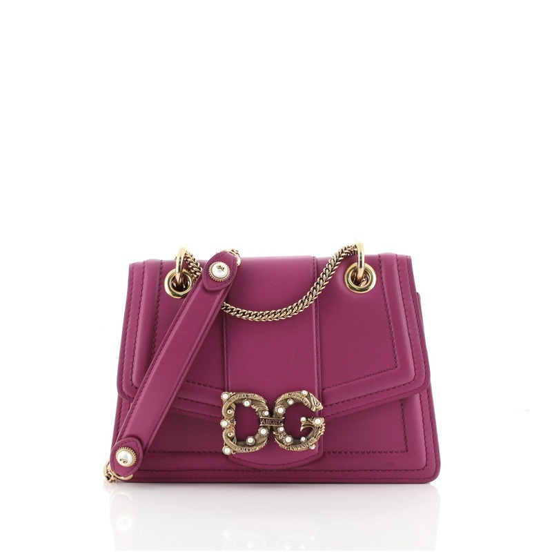 Amore Flap Shoulder Bag Leather Small S744816669811