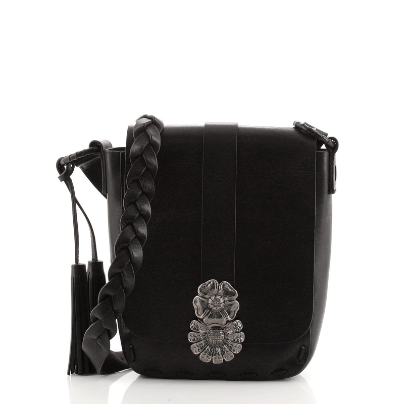 Anja Flap Crossbody Bag Leather Small