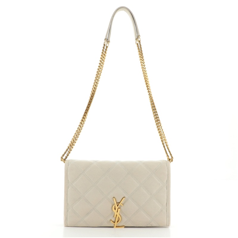 Becky Chain Wallet Quilted Leather S744816670734