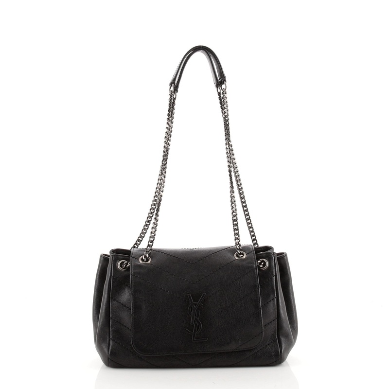 Nolita Satchel Matelasse Chevron Leather Small S744816666216