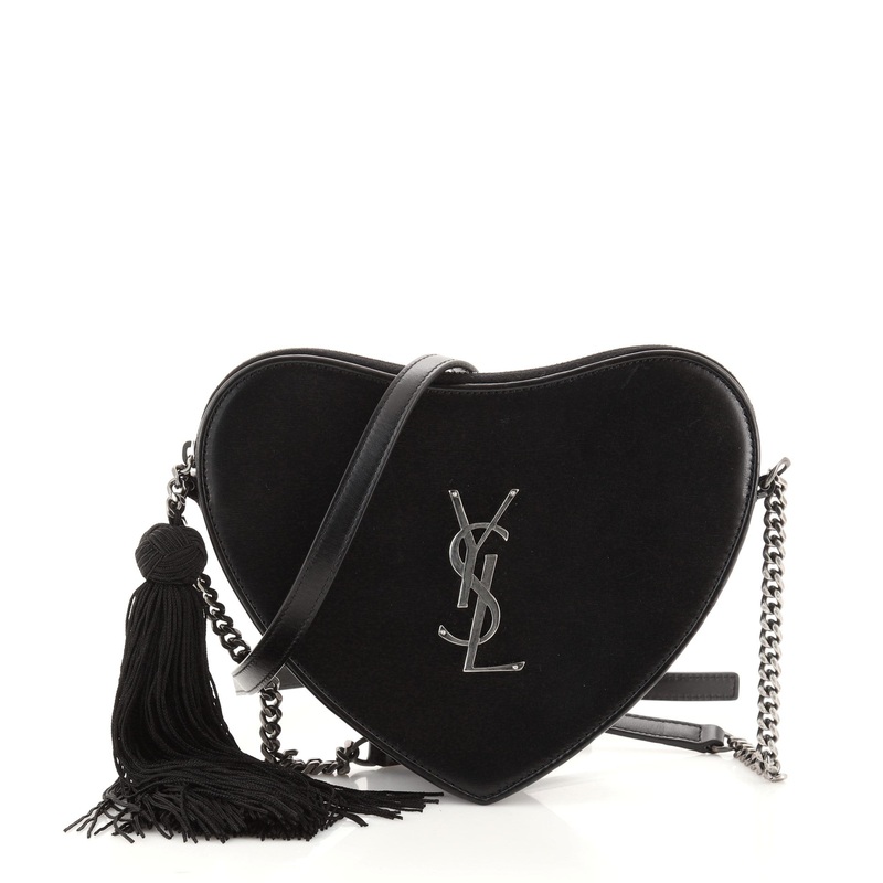 Love Heart Tassel Chain Bag Leather Small S744816657238