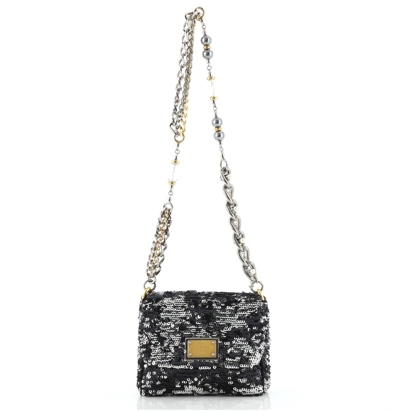 Miss Charles Flap Shoulder Bag Sequins Mini S744816658320